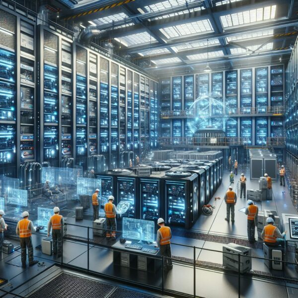 AI image of data center