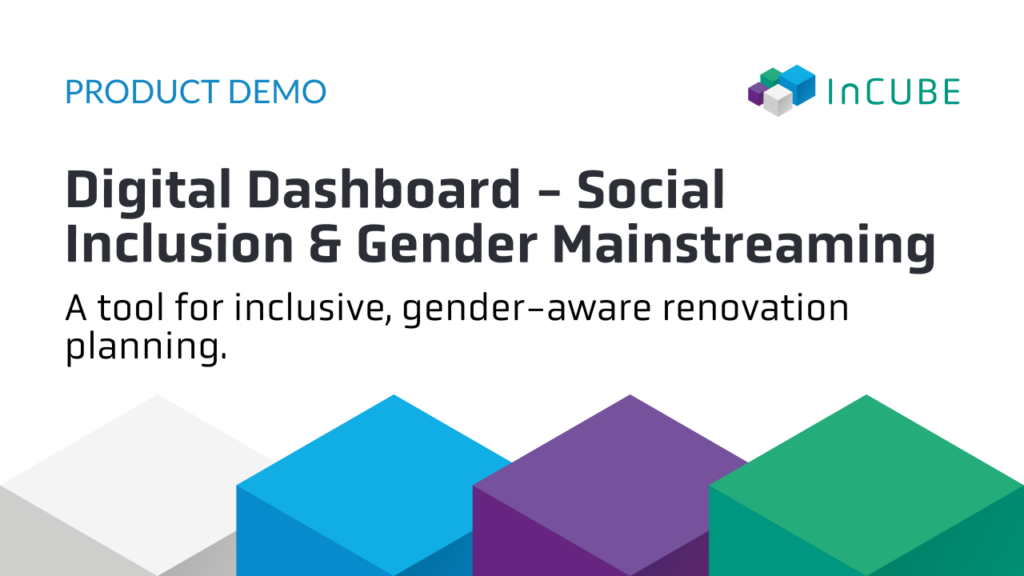 Digital dashboard - social inclusion and gender mainstreaming