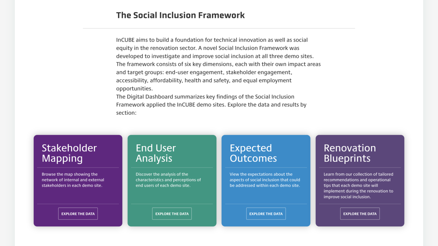 social inclusion framework