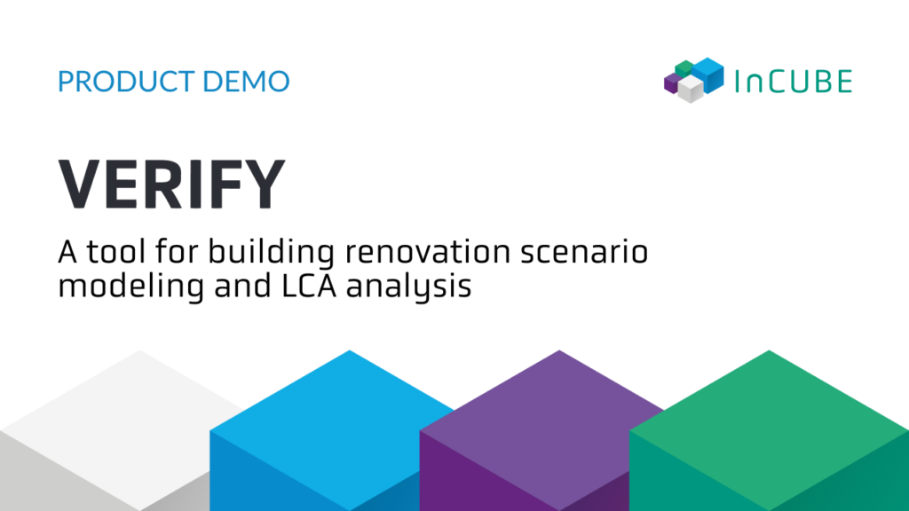 VERIFY: a tool for building renovation scenario modeling and LCA analysis