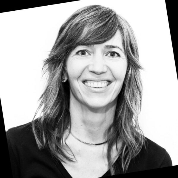 black and white woman headshot