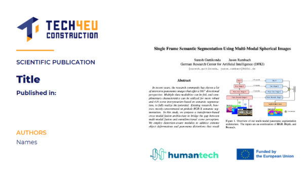 Cover for scientific paper